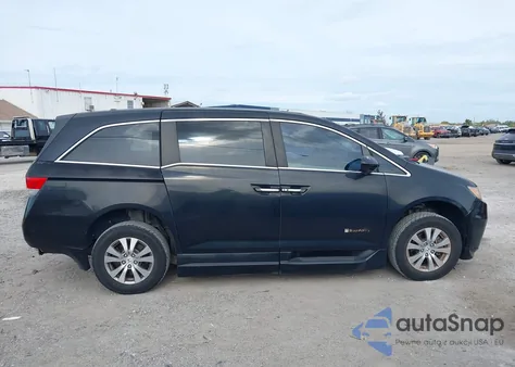 2014 Honda Odyssey Ex-L z USA, uszkodzony, nr VIN 5FNRL5H65EB016515